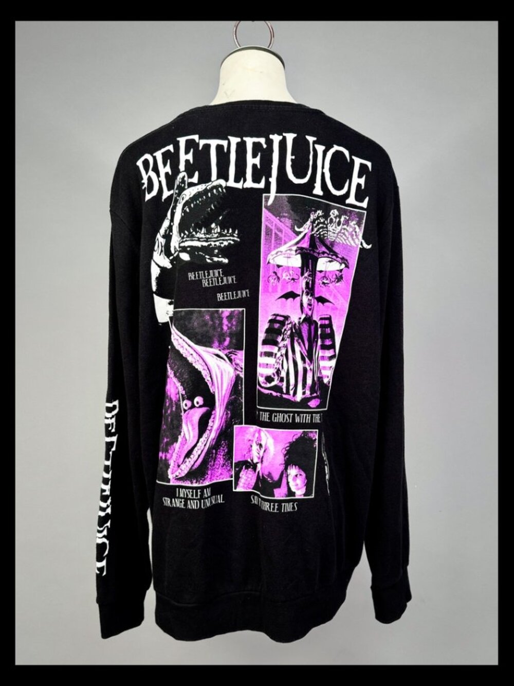 Beetlejuice x Hybrid Apparel "Ghost with the Most" sweatshirt